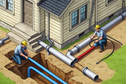 Raccordement tout à l'égout maison ancienne : guide complet pour réussir vos travaux