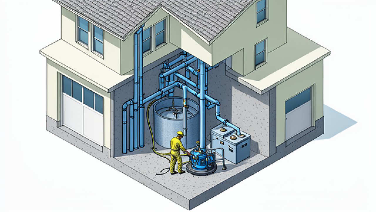 Vider une fosse septique : guide pratique pour les propriétaires et les projets de construction de maisons individuelles
